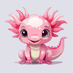 Fototapeta premium Niedliches Axolotl