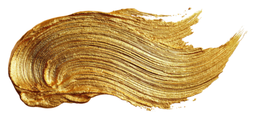 Gold paint stroke (1)