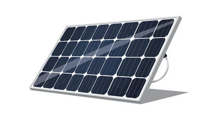 solar panel array tilted for optimal sunlight absorption in renewable energy technology setup