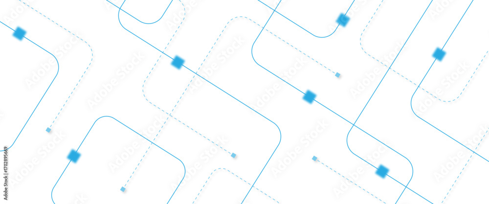 Poster abstract futuristic technology background. technology background with crossed lines and dots.