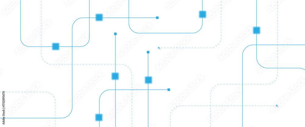 Poster abstract futuristic technology background. technology background with crossed lines and dots.