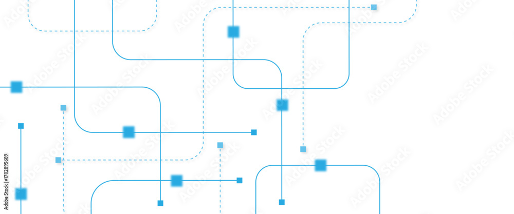 Poster abstract futuristic technology background. technology background with crossed lines and dots.