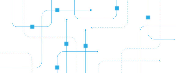 Abstract futuristic technology background. Technology background with crossed lines and dots.