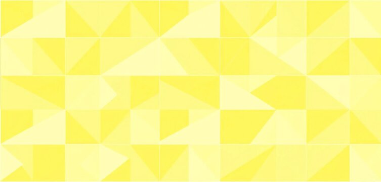 Seamless vibrant yellow and white geometric triangle pattern, ideal for summer backgrounds, graphic, modern