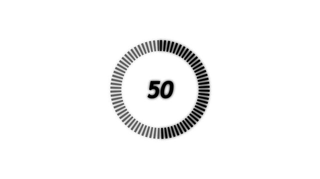 circle loding animation on a white background.Beautiful Circle Loading icon animation.loading progress bar loading.loding icon .4k video Futuristic neon ring