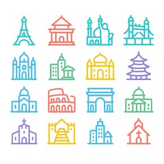  25 Landmark Icons
