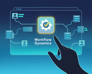 Seamless workflow automation with intuitive dynamics for enhanced efficiency and productivity, empowering businesses with streamlined processes and data management solutions, modern technology