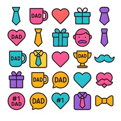 25 Father's Day Icon Pack