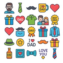 25 Father's Day Icon Pack