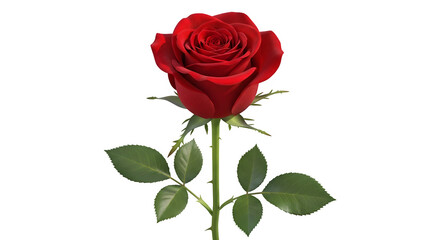 Fototapeta premium beautiful red rose on black background