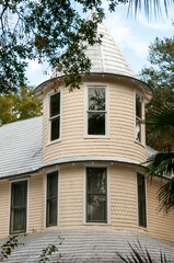 turret on old house