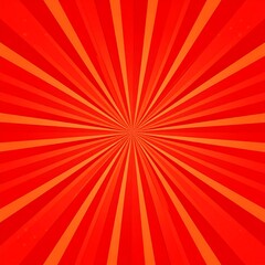 Red radial burst background