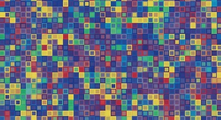 Fototapeta premium Colorful Abstract Mosaic Pattern with Geometric Shapes.