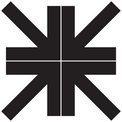 Brutalism Arrow Line