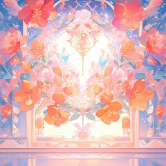 화사한 꽃의 세레나데