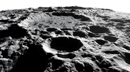 Dramatic moon lunar surface with craters and textures, perfect for space exploration concepts and design