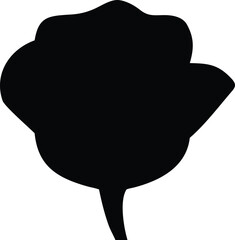 a detailed vector design of a rose silhouette in various colors