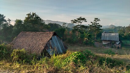 old house in the mountains