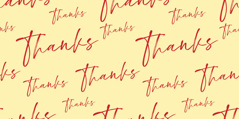 pattern with thanks text wrapping design background.eps