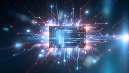 AI Event Processor Intelligent Real-Time Handling Glowing Streams Enterprise Reactive Processing Automation