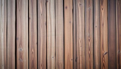 Fototapeta premium Vertical wood planks, rustic texture, natural brown tones, material, stripes