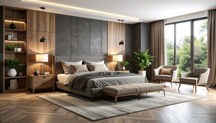 Fototapeta premium Bedroom