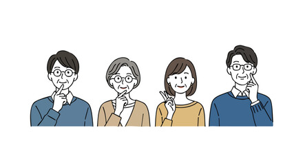 Diverse Group Considering Options, Brainstorming, and Reflecting on an Important Choice