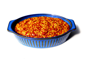 Wholegrain mustard seeds in brine