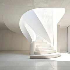 Modern spiral staircase