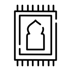 Prayer Rug or Mat Arabic Culture