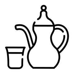 Arabic Coffee Pot (Dallah) Arabic Culture