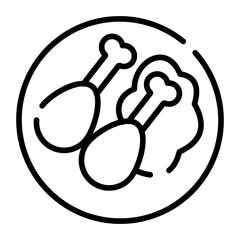 Plate of Food (Chicken / Meal) Arabic Culture