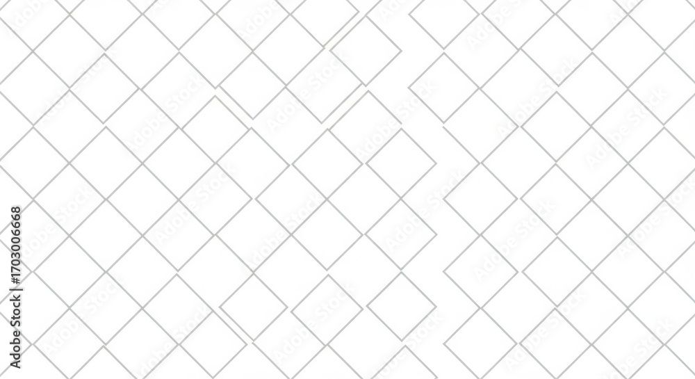 Poster abstract geometric white diamond grid pattern with faint gray lines backdrop