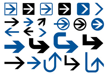 視線を誘導するいろいろ矢印です