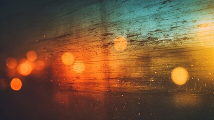 Vintage film texture with light leaks, scratches, dust and grain, creating retro grunge distressed effect with bokeh, glow and burn style background for nostalgic design and creative projects