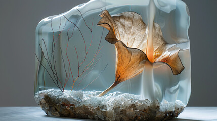 sea shell on a white background