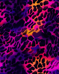 Obraz premium The darkness of the leopard pattern