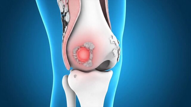Evolving Cartilage Erosion in Early Knee Osteoarthritis with Inflamed Synovium