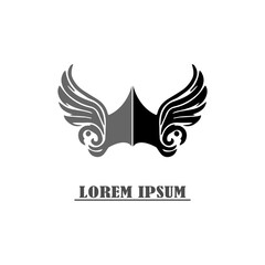 logo icon wing symbol design