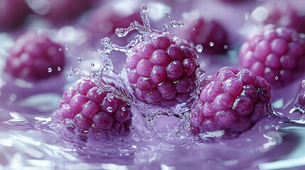 blackberry on a white