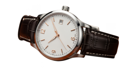 Elegant wristwatch with date display