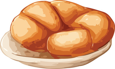 food bread vector art