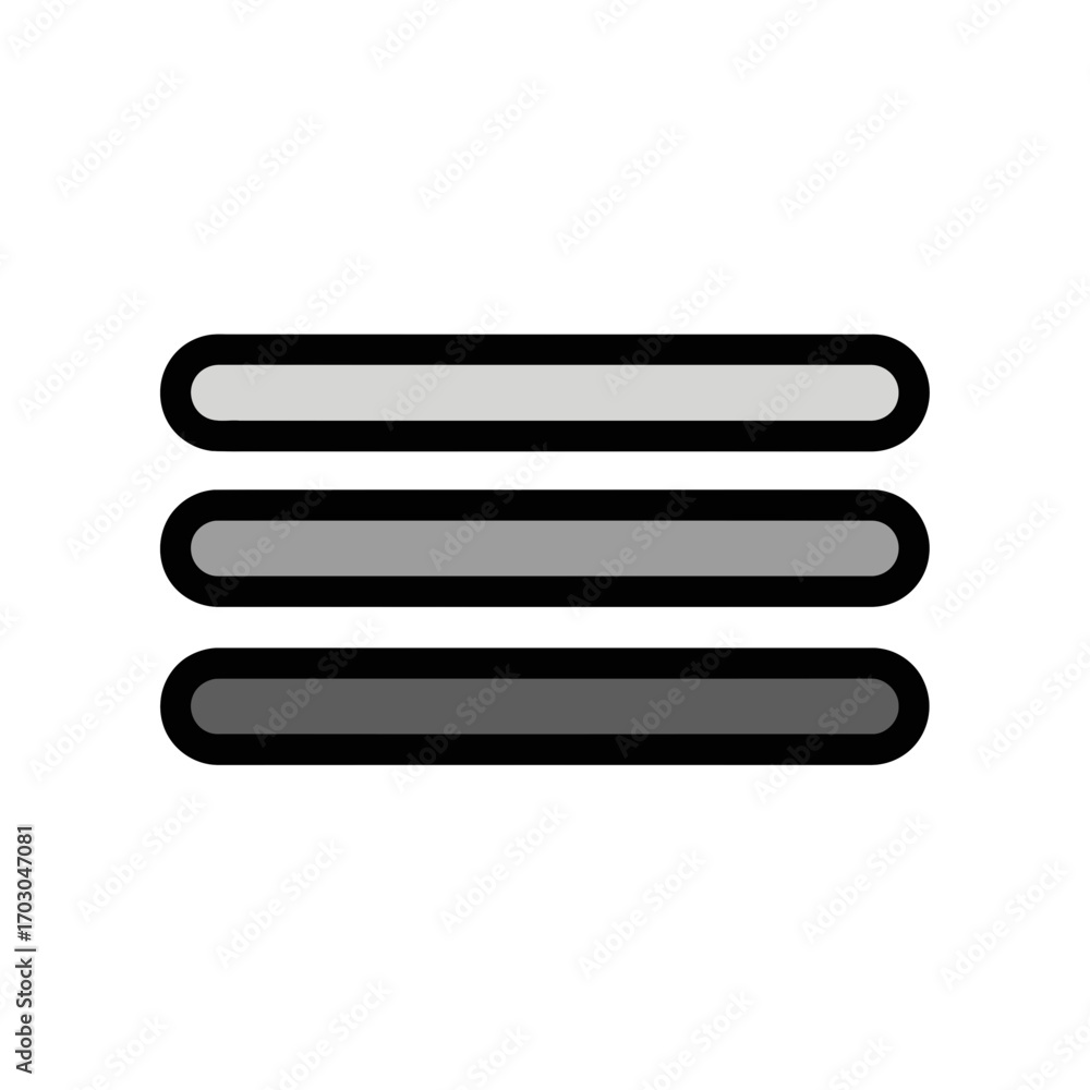 Wall mural menu icon displays interface elements navigation simple design