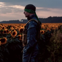 A man in the field