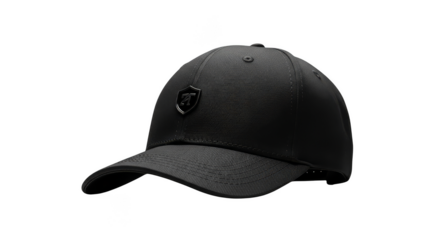 Stylish black hat with subtle edge
