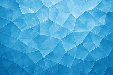 Obraz premium Abstract blue polygonal texture; multifaceted, geometric, surface pattern.