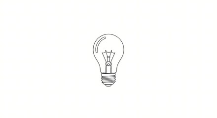light bulb isolated on white