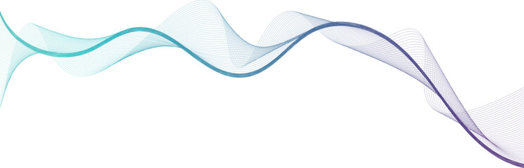 Abstract blue wave lines pattern on white background with space for your text Abstract blue geometric simple line wave
