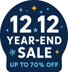 Year End Sale 1212 Up To 70 Percent Off Discounted Products.
