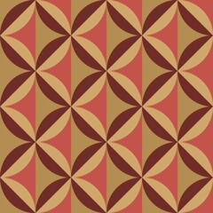 Fototapeta premium Seamless floral pattern with a retro vintage style suitable for wallpaper, textile, and paper designs